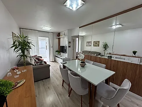 Apartamento 2 Quartos com 1 Suíte e 67m² - Praia Comprida - Apartamento em Praia Comprida, São José - Foto 1