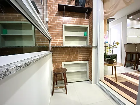 Apartamento Térreo 2 Quartos Sacada e Churrasqueira/ Biguaçu - Apartamento em Fundos, Biguaçu - Foto 4