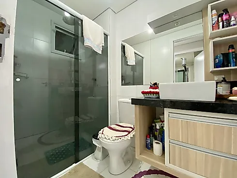 Apartamento Térreo 2 Quartos Sacada e Churrasqueira/ Biguaçu - Foto 12