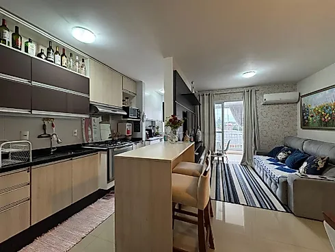 Apartamento de 2 Dormitórios sendo 1 Suíte no Bela Vista - São José - Apartamento em Bela Vista, São José - Foto 2