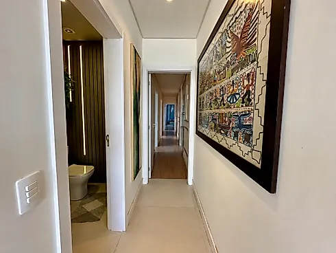 Apartamento Único por Andar, 4 Dormitórios sendo 2 Suítes - Pedra Branca - Foto 10