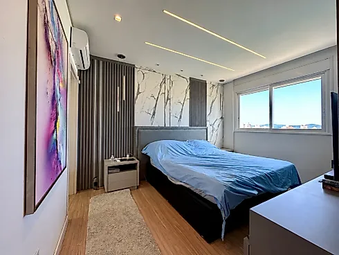 Apartamento Único por Andar, 4 Dormitórios sendo 2 Suítes - Pedra Branca - Foto 20