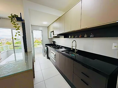 Apartamento Condomínio Club - 2 Dormitórios + Sacada com Churrasqueira - Apartamento em Areias, São José - Foto 2