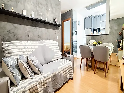 Apartamento Mobiliado de 2 Dormitórios na Serraria - Apartamento em Serraria, São José - Foto 1
