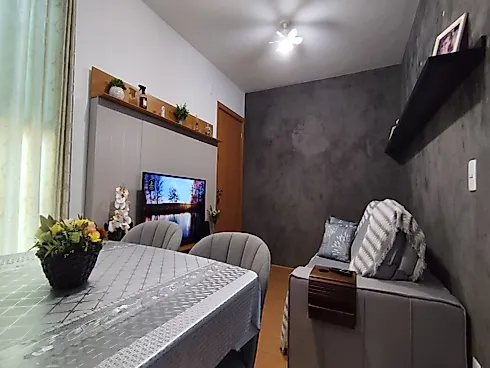 Apartamento Mobiliado de 2 Dormitórios na Serraria - Apartamento em Serraria, São José - Foto 3