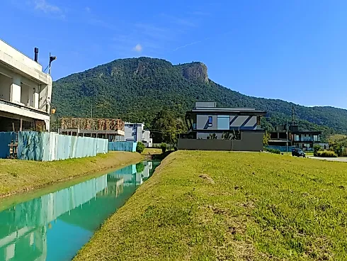 Terreno 313m² em Condomínio - Pedra Branca - Terreno em Pedra Branca, Palhoça - Foto 3