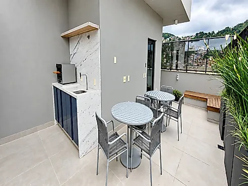 Apartamento com 2 Suítes, Vista Livre e 2 Vagas - Centro - Foto 16