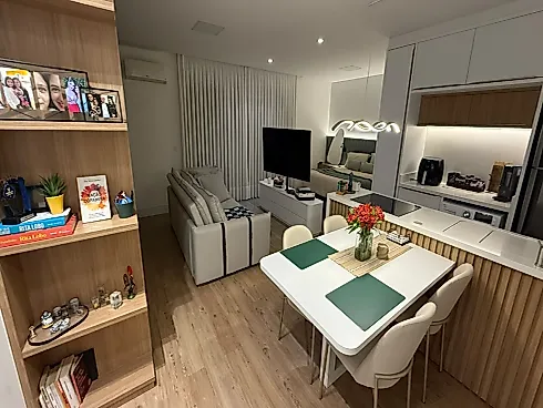 Studio Mobiliado no Áster Residence - Kobrasol - Studio em Kobrasol, São José - Foto 2