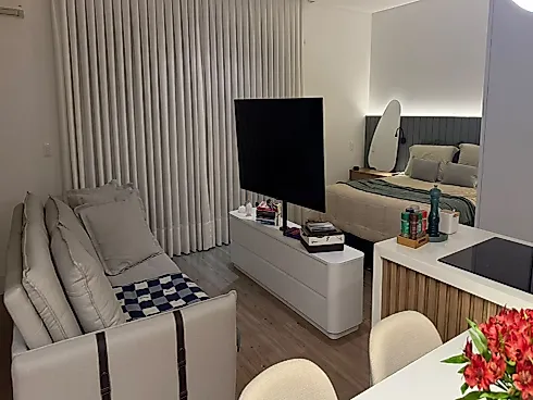 Studio Mobiliado no Áster Residence - Kobrasol - Studio em Kobrasol, São José - Foto 4