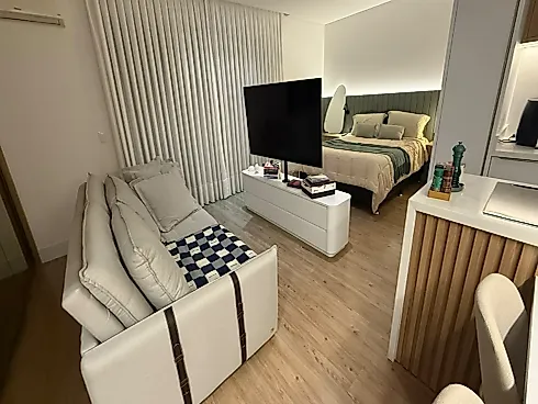 Studio Mobiliado no Áster Residence - Kobrasol - Foto 7