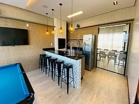 Studio Mobiliado no Áster Residence - Kobrasol - Foto 18