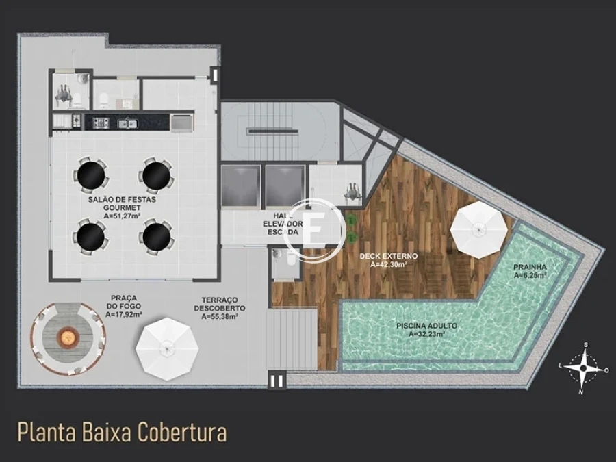 Apartamento em Pagani, Palhoça. 3 quartos, 99m². Imagem 11 de 37