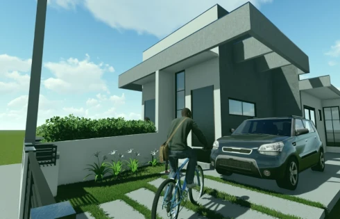 Casa geminada em Forquilhas, São José