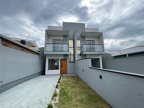 Sobrado Geminado com 2 quartos em Bela Vista, Palhoça