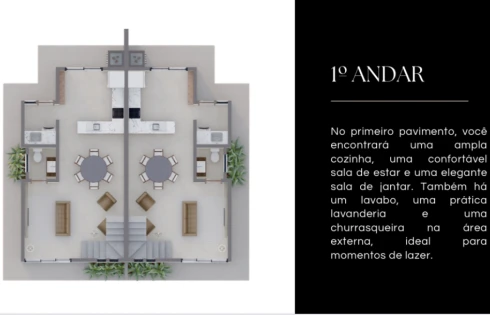 Apartamento em Praia de Fora, Palhoça