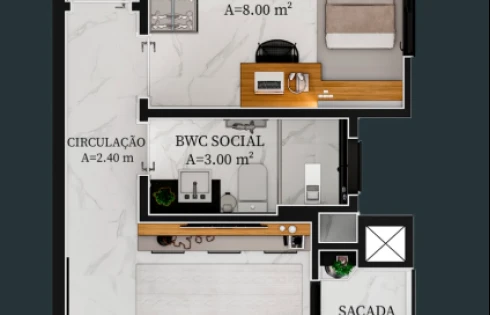 Apartamento em Nova Palhoça, Palhoça