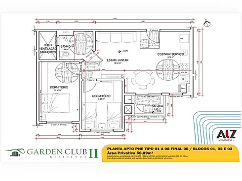 Apartamento em Pedra Branca, Palhoça