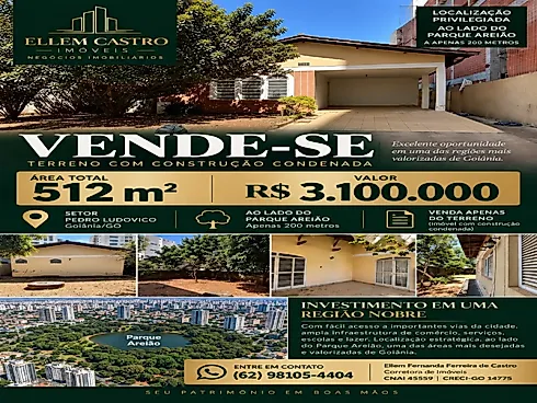 Terreno em Setor Marista, Goiânia