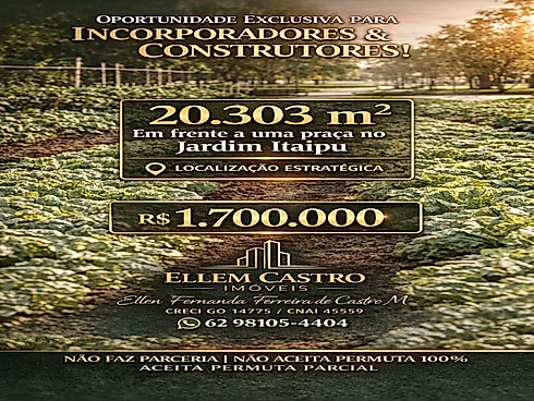 Terreno em Residencial Itaipu, Goiânia