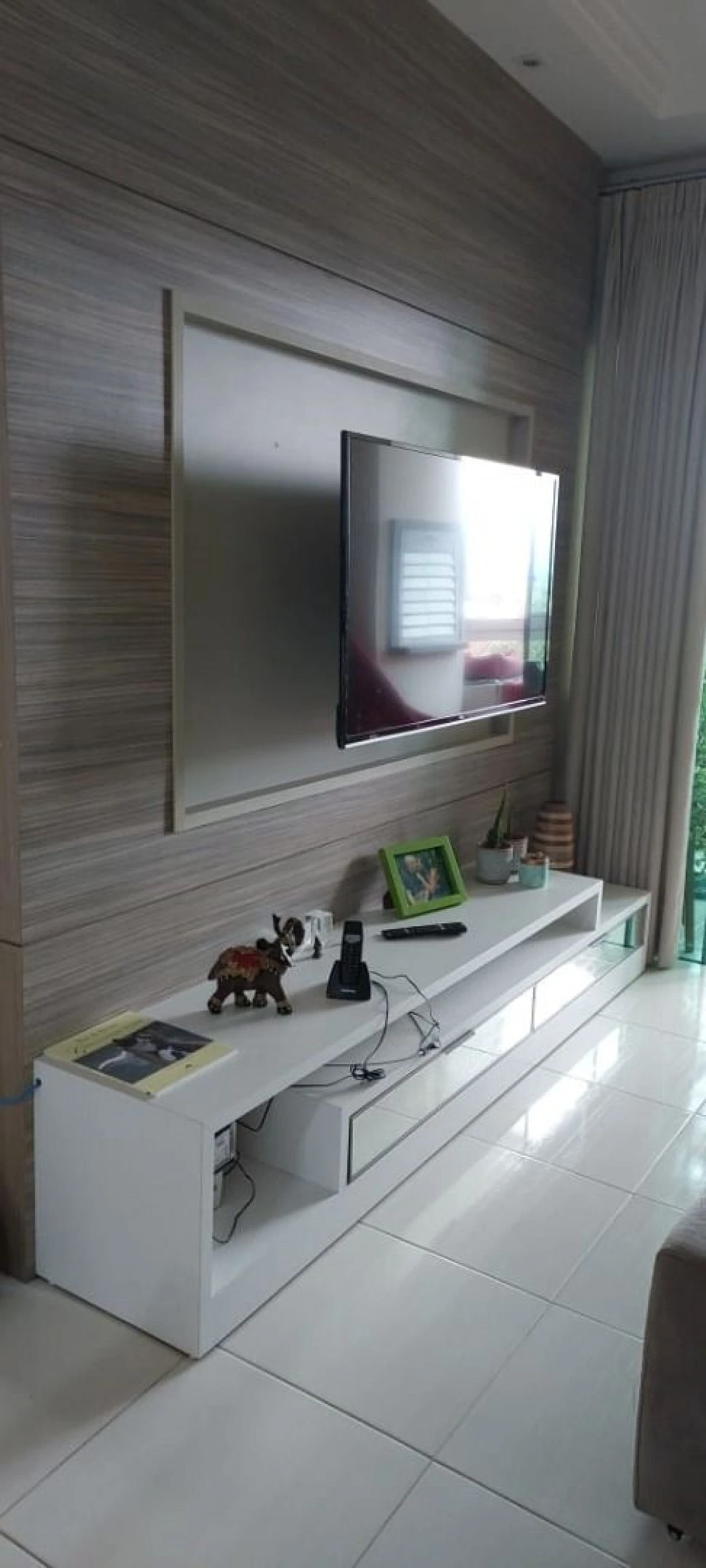 Excelente Apartamento, com 3 Quartos, 1 Suíte, 1 Banheiro Social, Salas, Cozinha e Área de Serviço e Vagas. Fundos, Biguaçú/SC. - Foto 7
