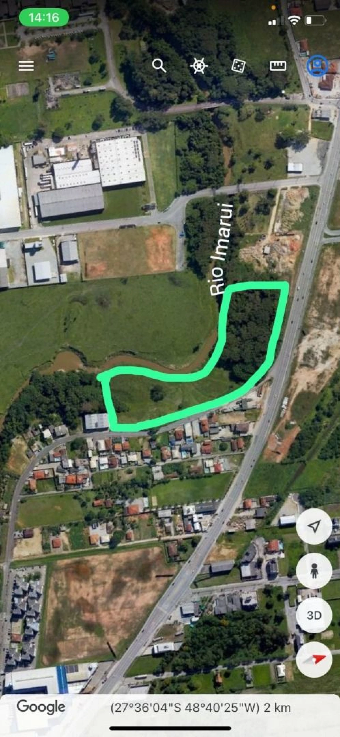 Terreno com 31.000 m²  com Viabilidade Residencial, Comercial e Industrial. Sertão do Imaruim, São José/SC - Foto 8