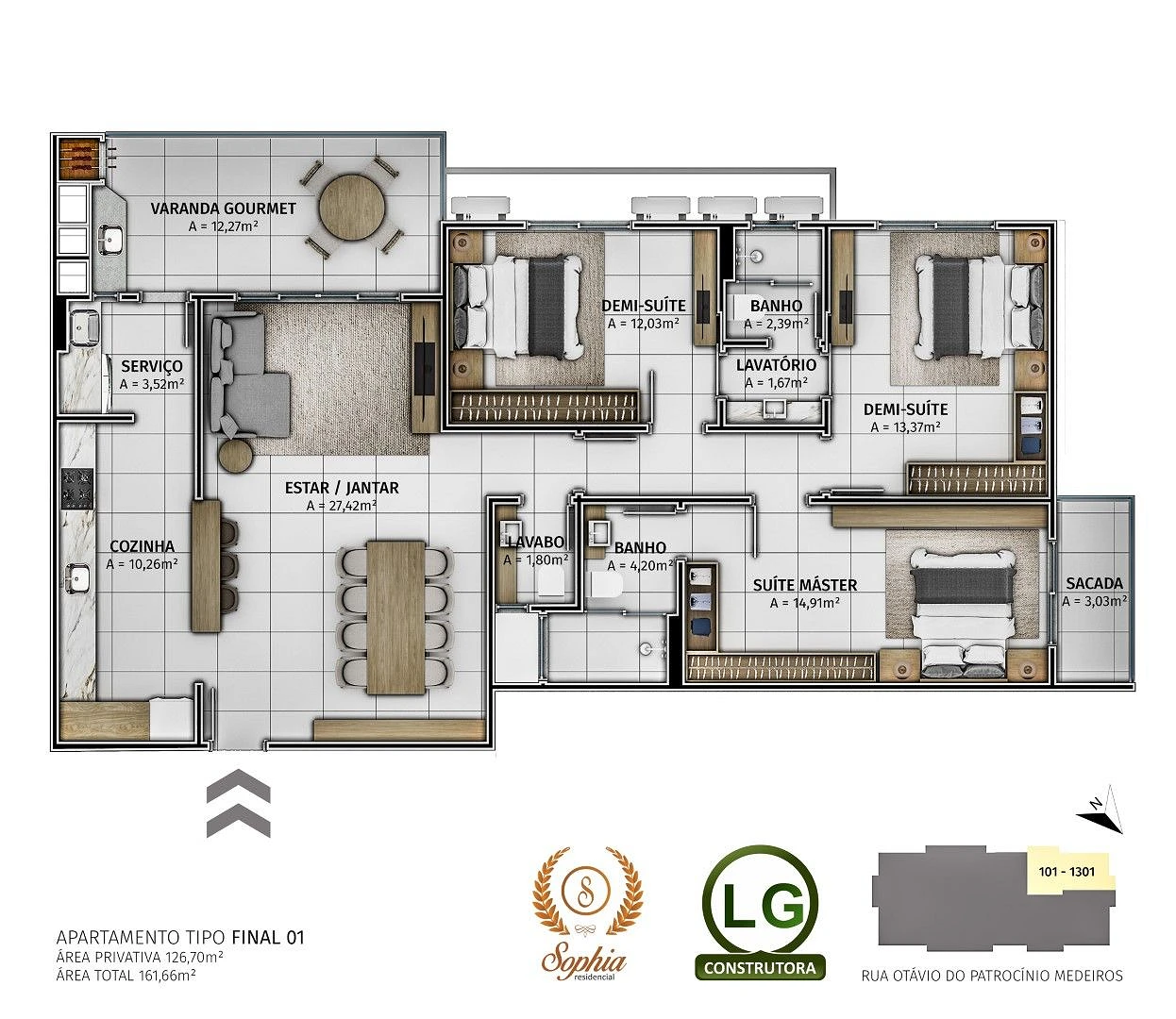 Apartamento 4 Quartos com Piscina - Nossa Senhora do Rosário - Foto 12