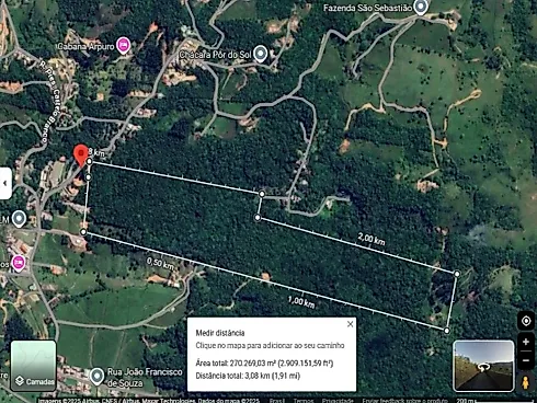 Terreno 67000m² - Pagará-Santo Amaro da Imperatriz SC - Foto 8
