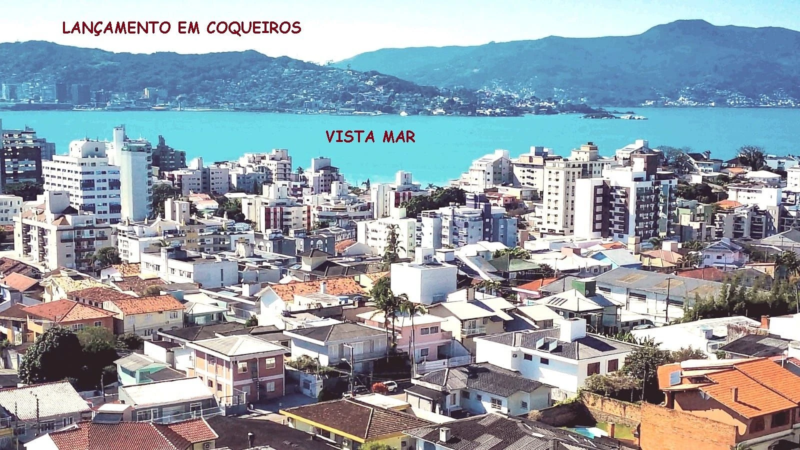 03 Dormitório, 01 Suite em Coqueiros com Vista Mar - Santa Catarina