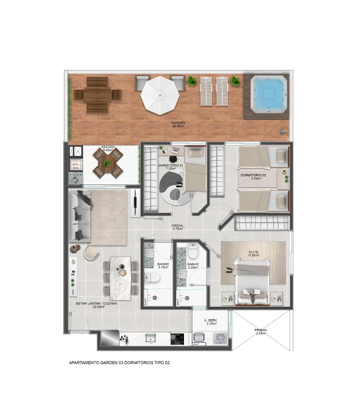 Apartamento com 3 Dormitórios à Venda, 76 M²- Abraão - Florianópolis/SC - Foto 10