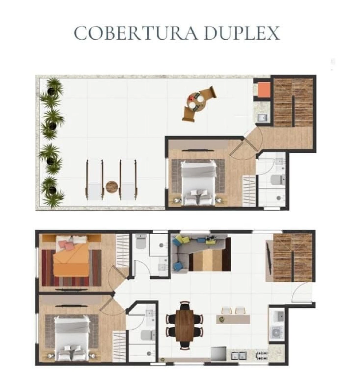 Cobertura Duplex em Coqueiros com 3 Dorms (2 Suítes) Florianópolis/SC - Foto 6