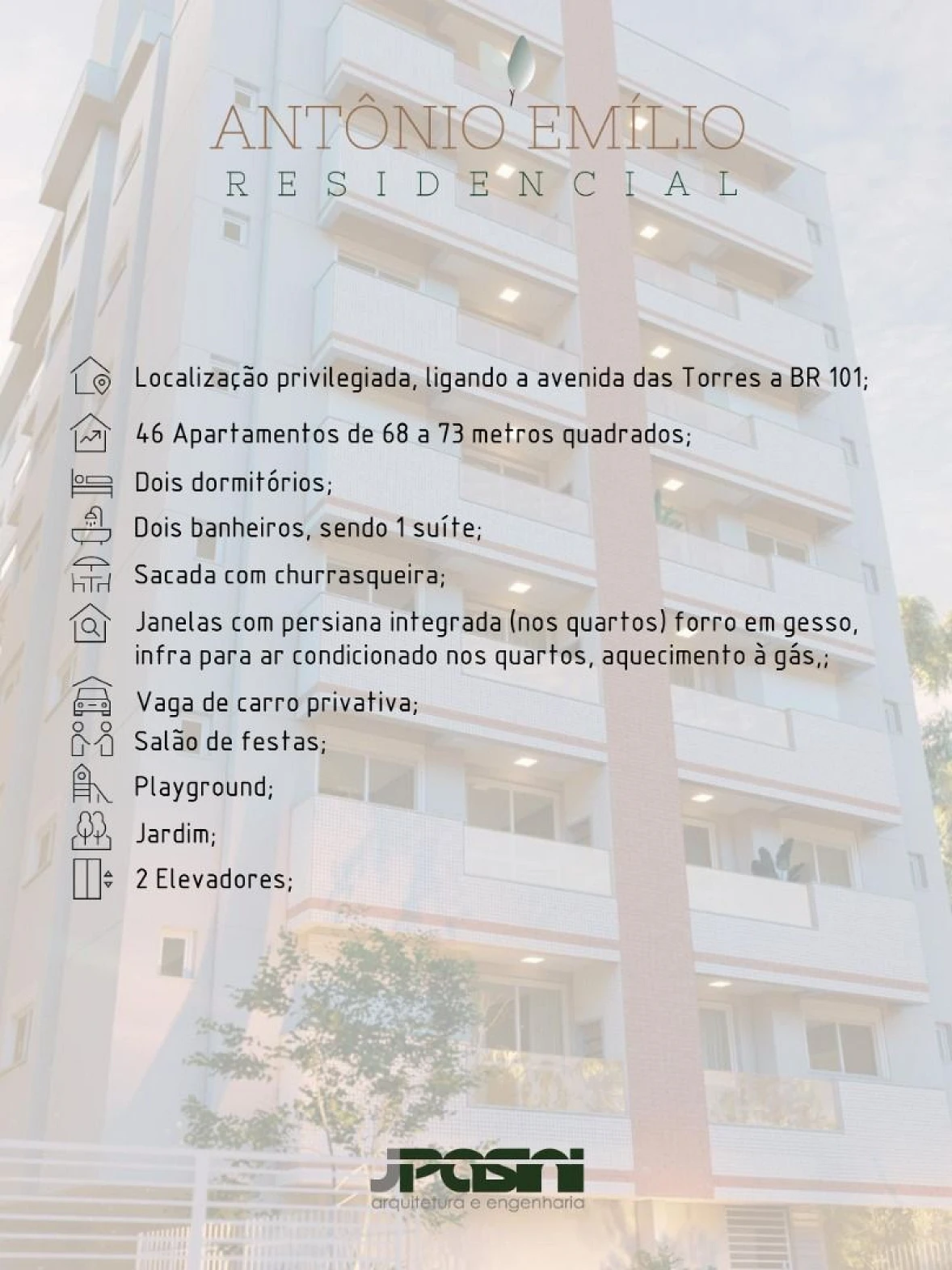 Apartamento em Ipiranga, São José