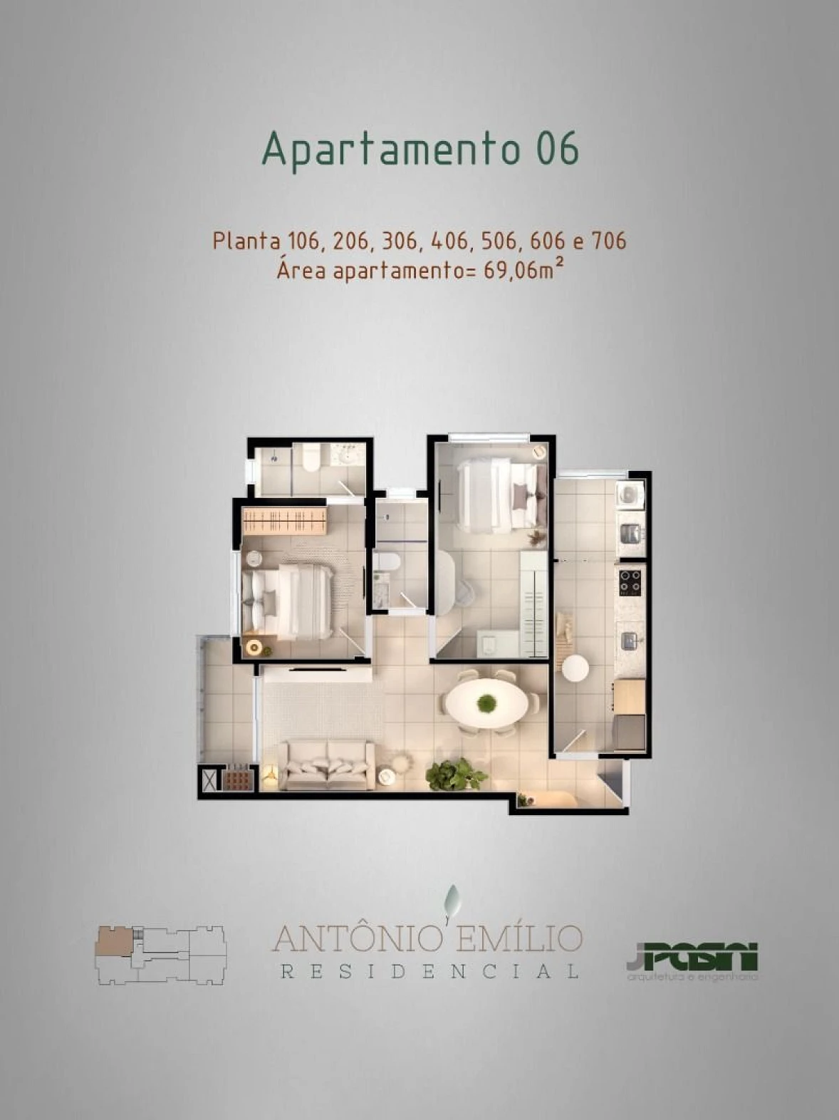 Apartamento 2 Quartos com 1 Suíte e 68m² - Ipiranga - Foto 7