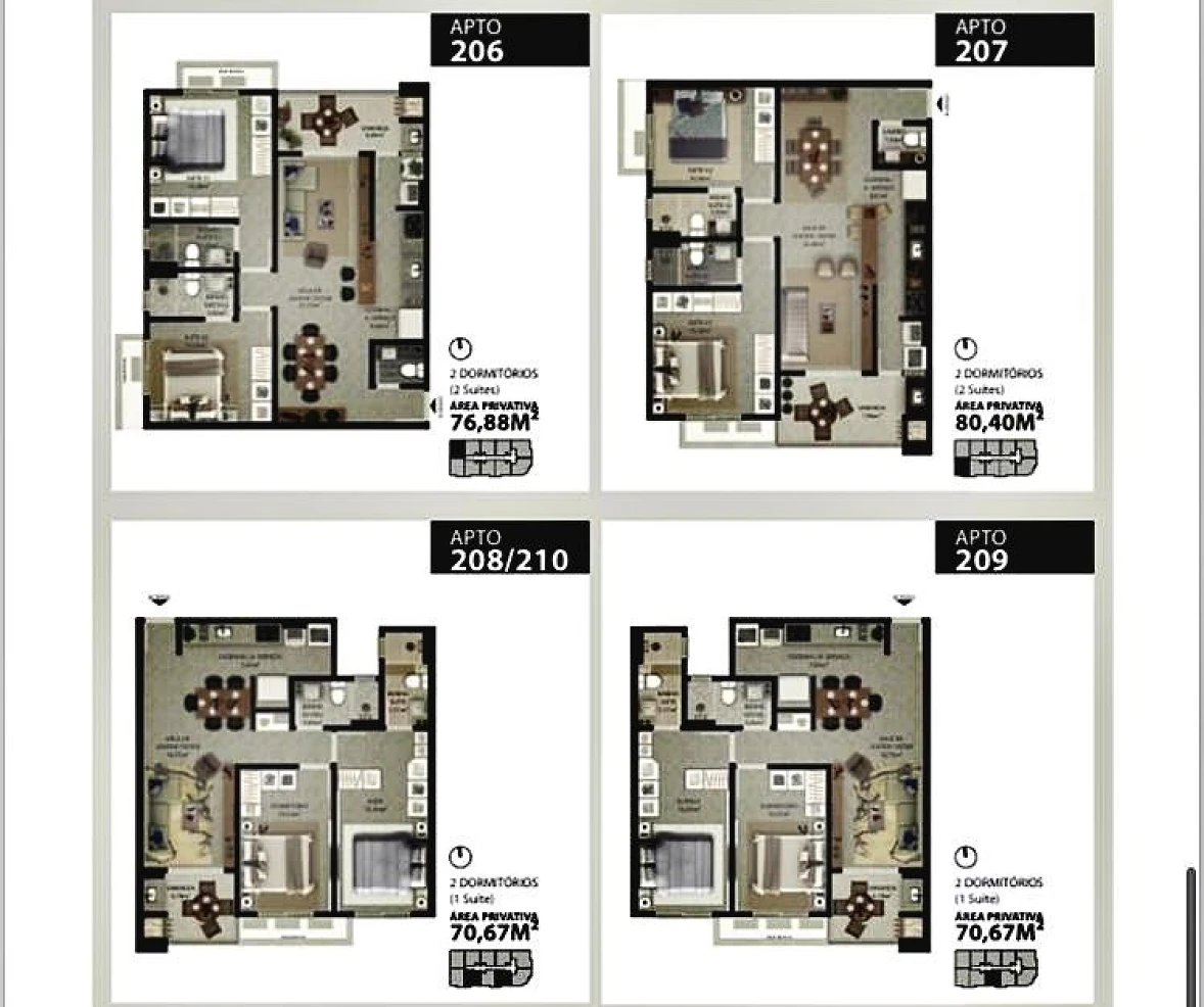 Excelente Apartamento com  2 Suítes - Ingleses - Florianópolis/SC - Foto 26