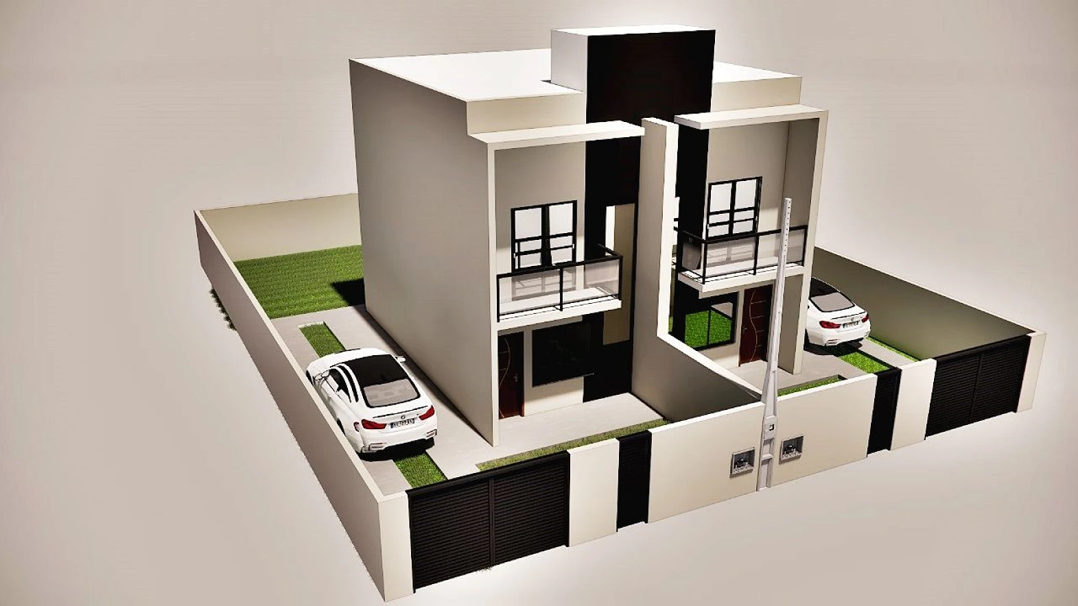 Sobrado geminado em Forquilhas, São José