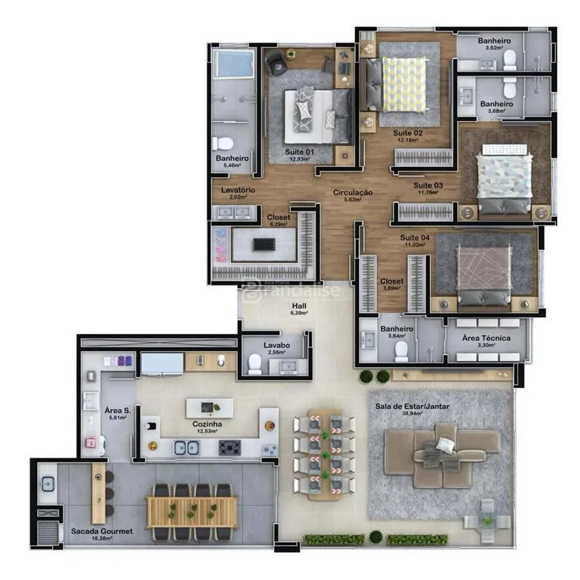 Apartamento a Venda - Meia Praia - Itapema/SC - Foto 14