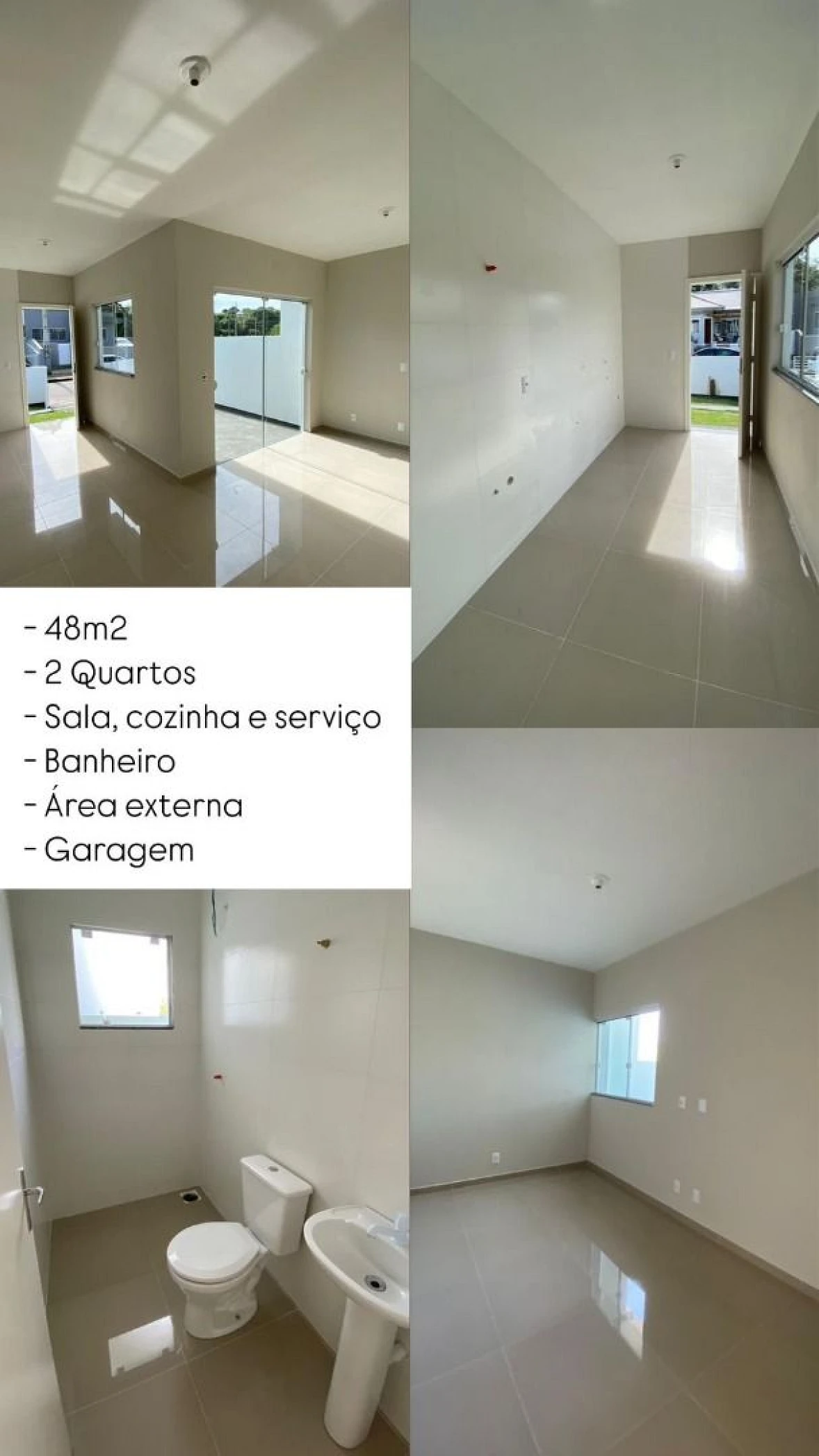 Casa a Venda, com 2 Dormitórios à Venda, 48 m² por R$ 370.000 - Forquilhas - São José/SC - Foto 7