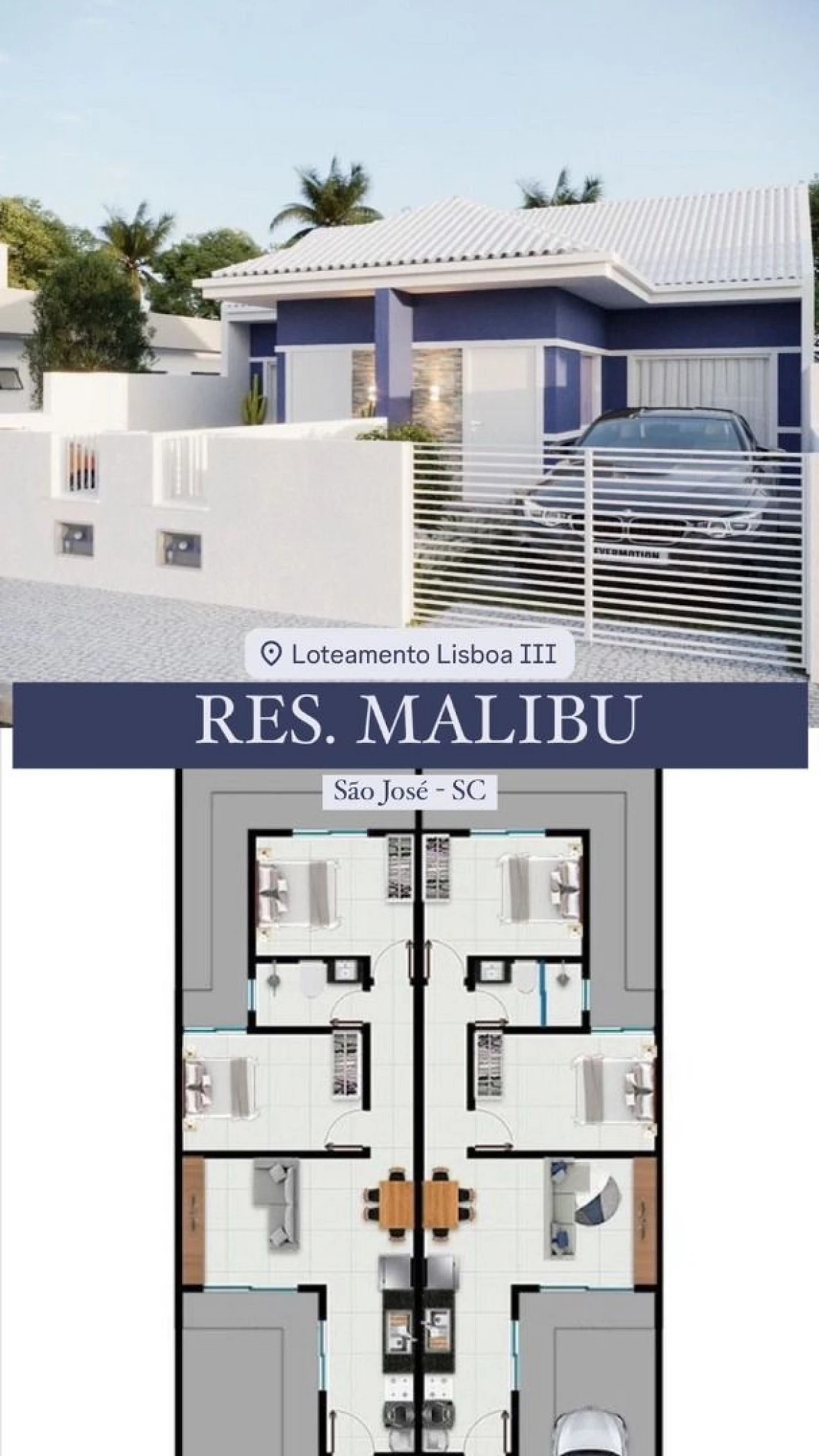 Casa a Venda, com 2 Dormitórios à Venda, 48 m² por R$ 370.000 - Forquilhas - São José/SC - Foto 8