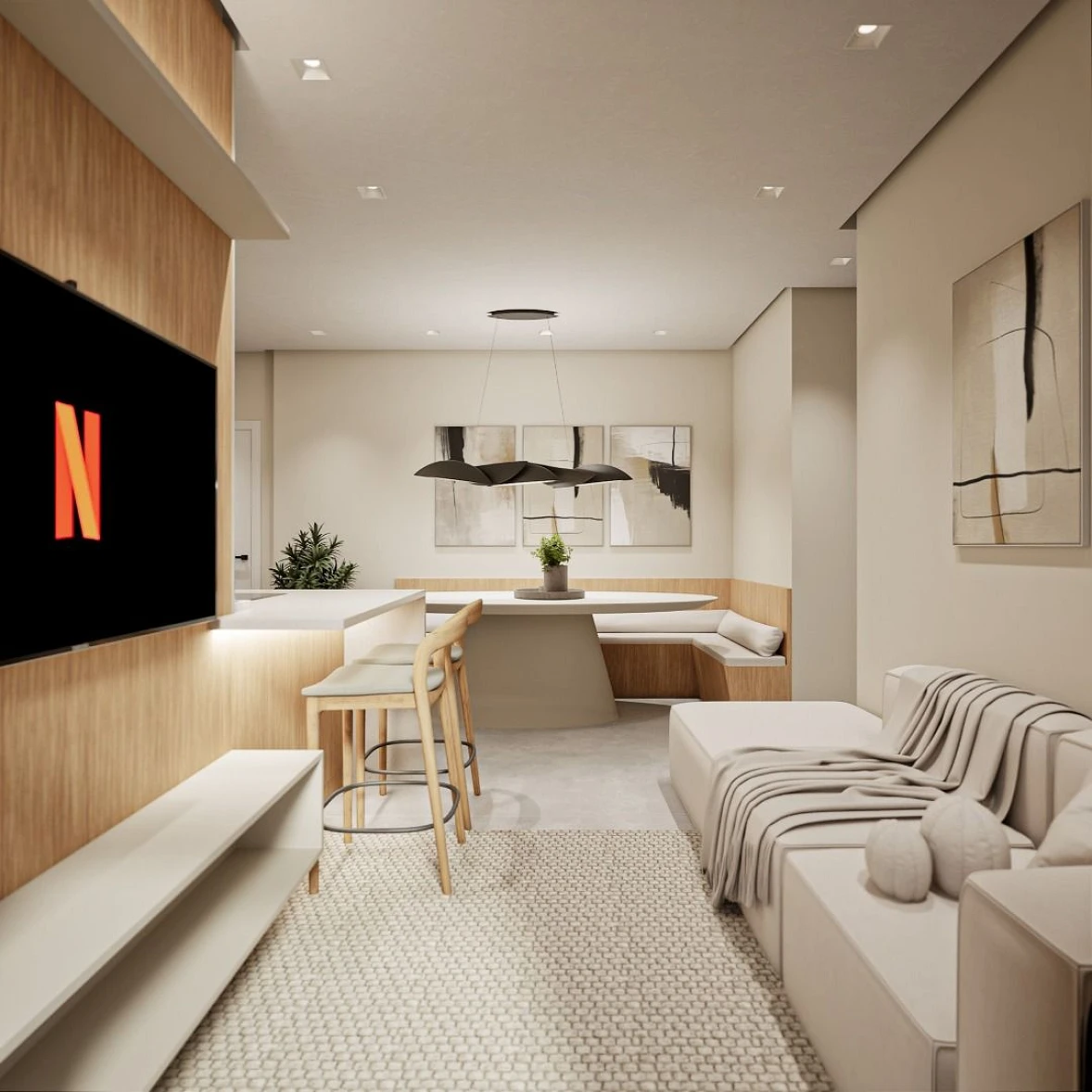 Apartamento com 3 Quartos (Suíte) - Cidade Universitária Pedra Branca - Palhoça/SC - Foto 15