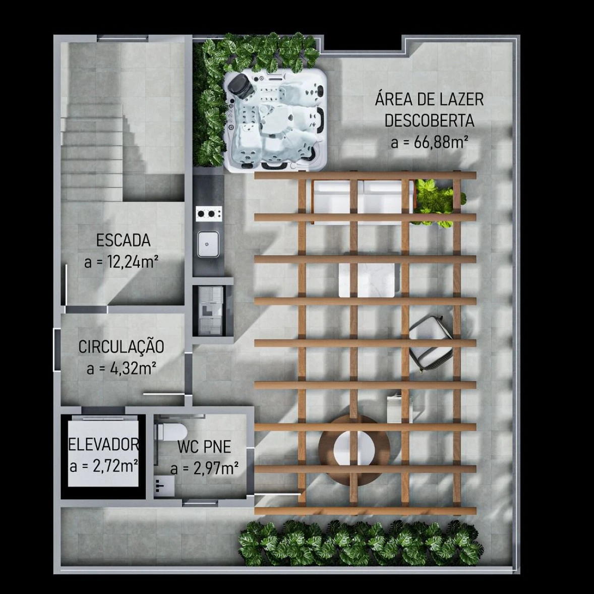 Apartamento com 3 Quartos (Suíte) - Cidade Universitária Pedra Branca - Palhoça/SC - Foto 8