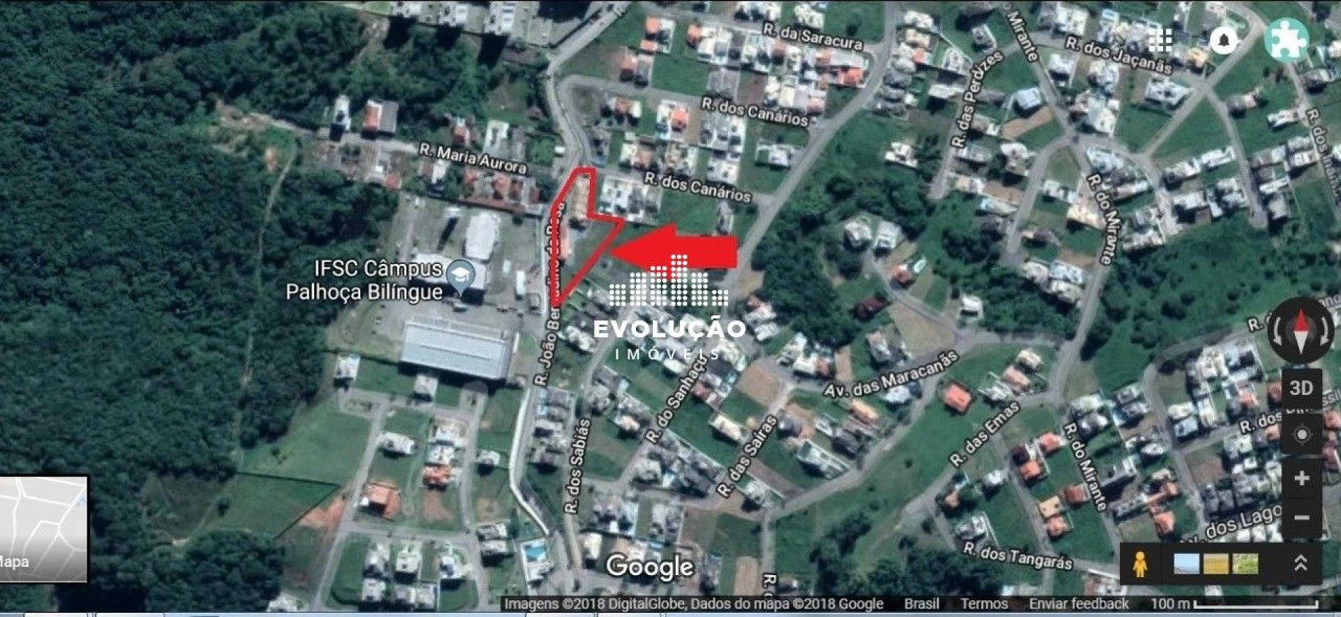 Terreno em Cidade Universitária Pedra Branca, Palhoça