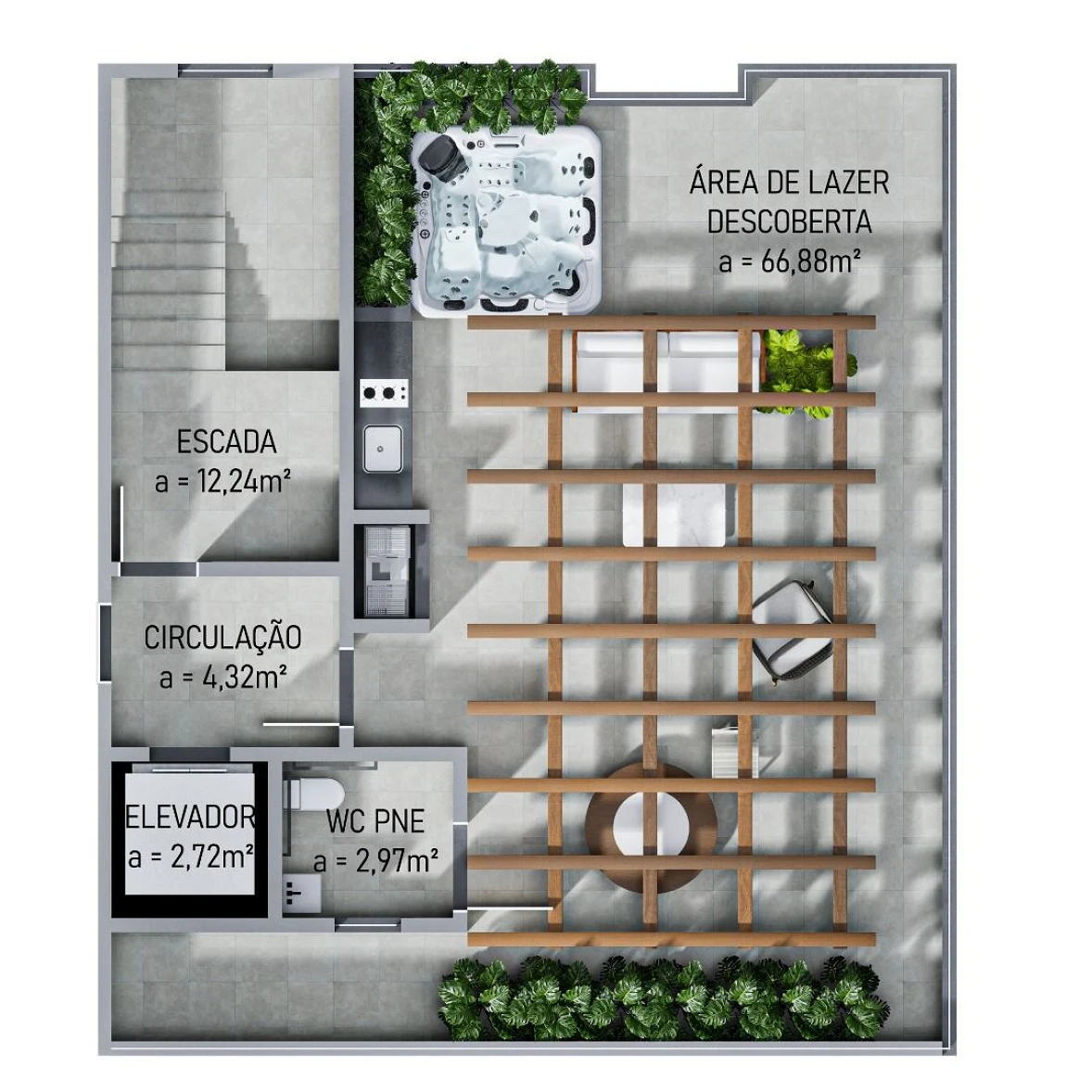 Apartamento  3 Quartos (Suíte) - Cidade Universitária Pedra Branca - Palhoça/SC - Foto 19