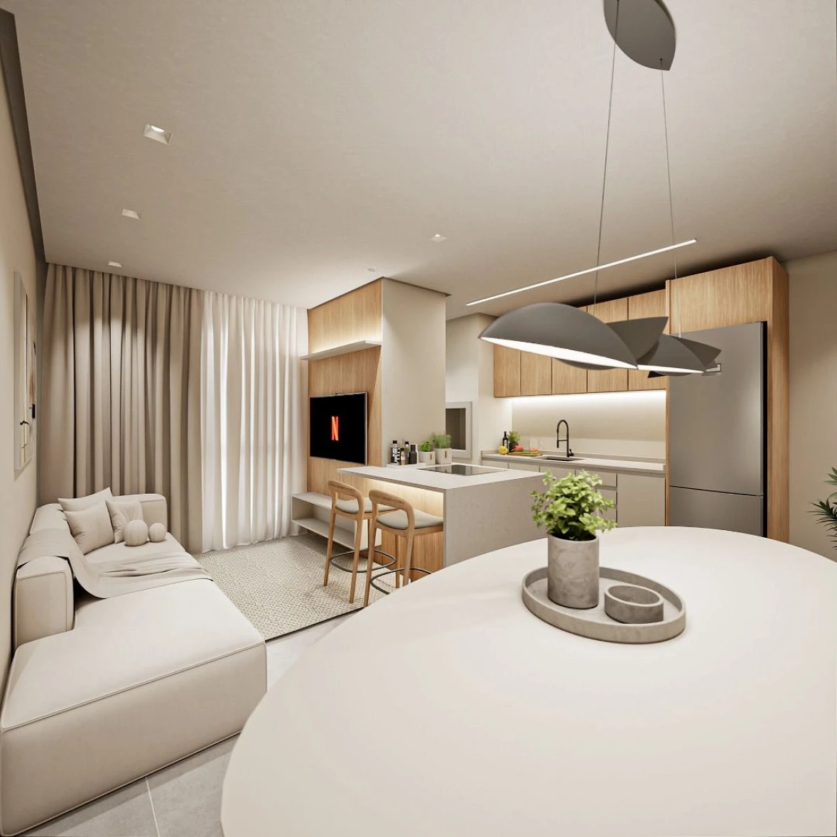 Apartamento em Cidade Universitária Pedra Branca, Palhoça