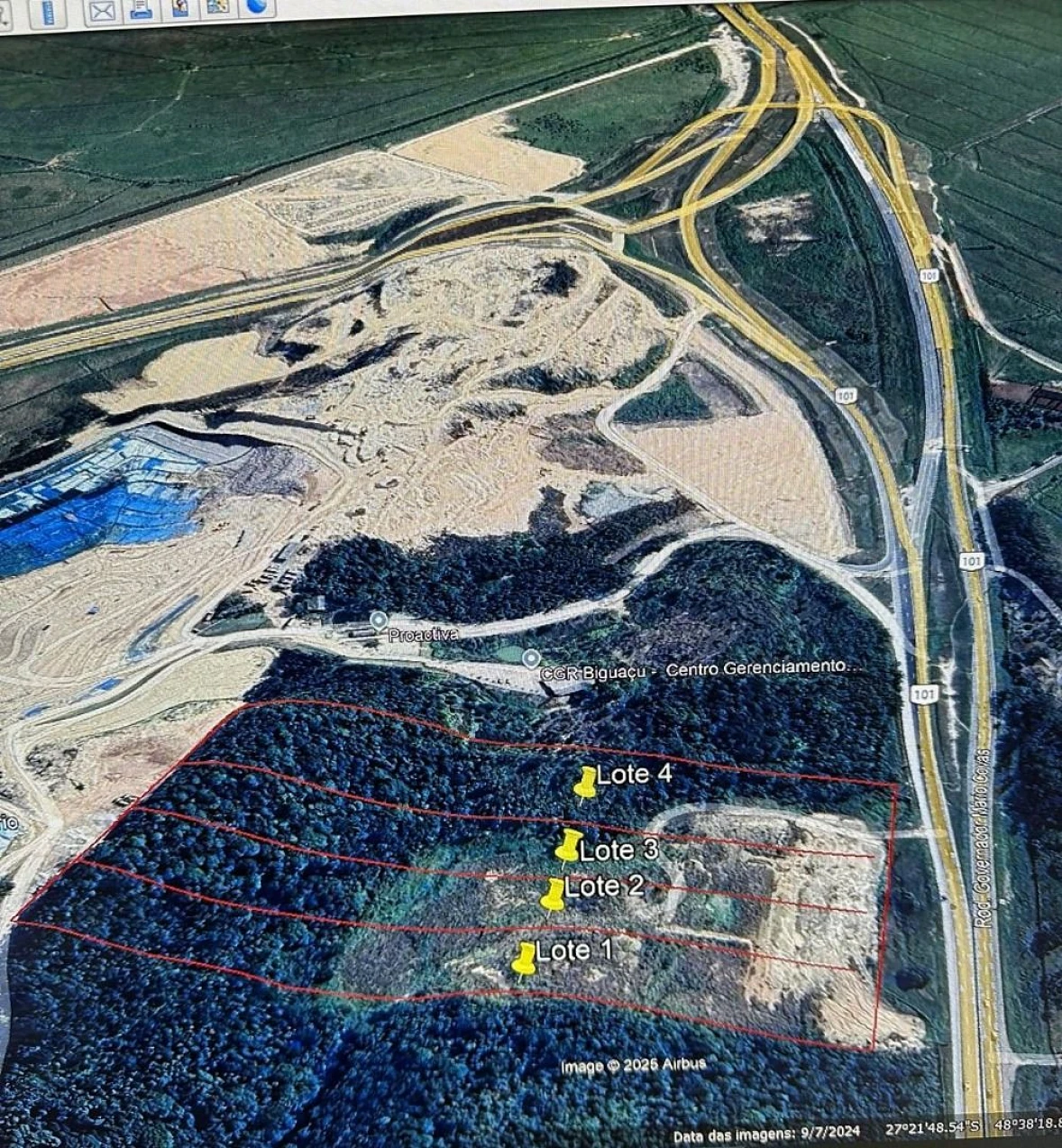 Terreno em Tijuquinhas (Guaporanga), Biguaçu