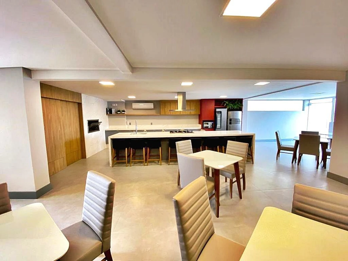 Apartamento, 3 Dormitórios, 1 Suíte, Sacada Gourmet com Churrasqueira à Carvão, Vista para o Mar, Vaga de Garagem, Bairro Kobrasol, São José - Foto 15