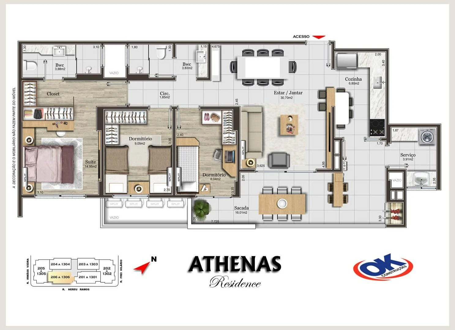 Apartamento 2 Quartos com 1 Suíte e 89m² - Campinas - Foto 8