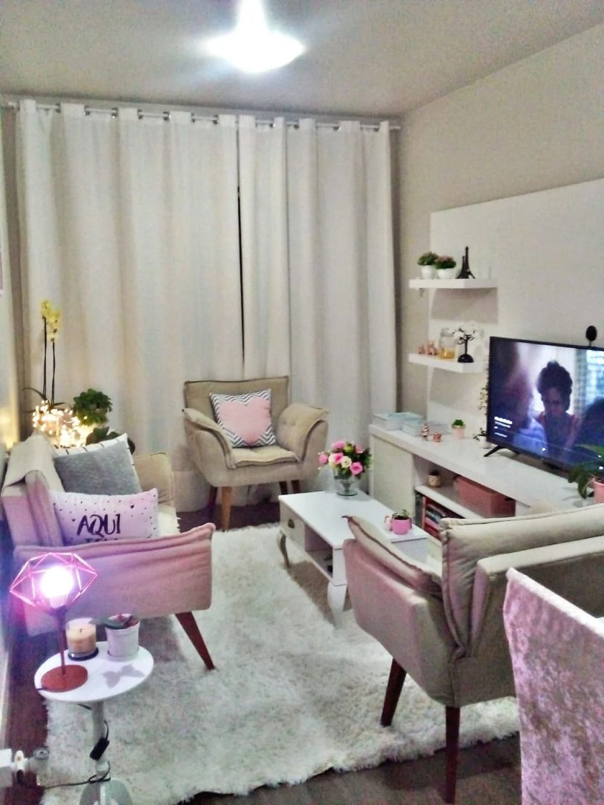 Apto 3 Quartos, 1 Vaga, Semi Mobilaido - Areias