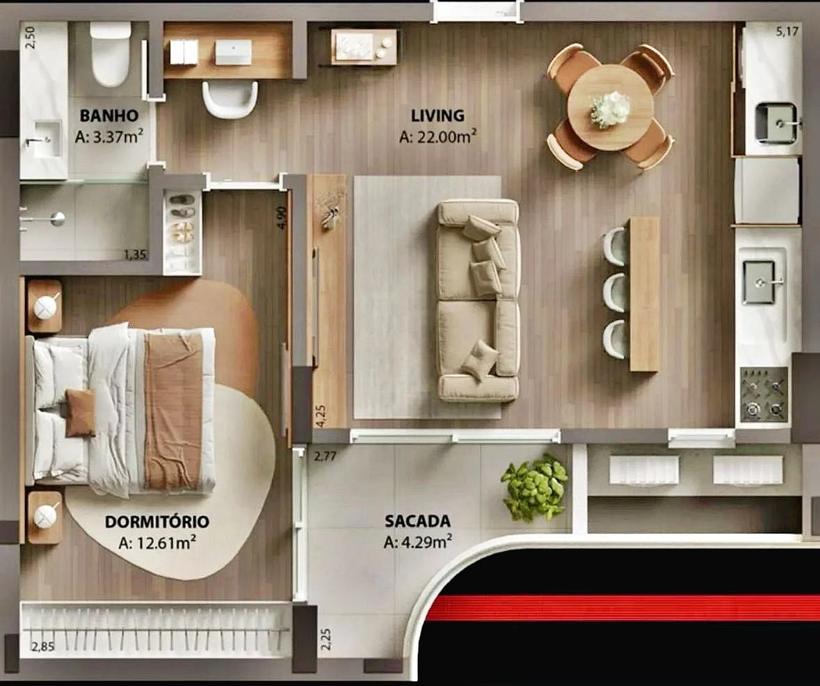 Apartamento em Campinas, São José