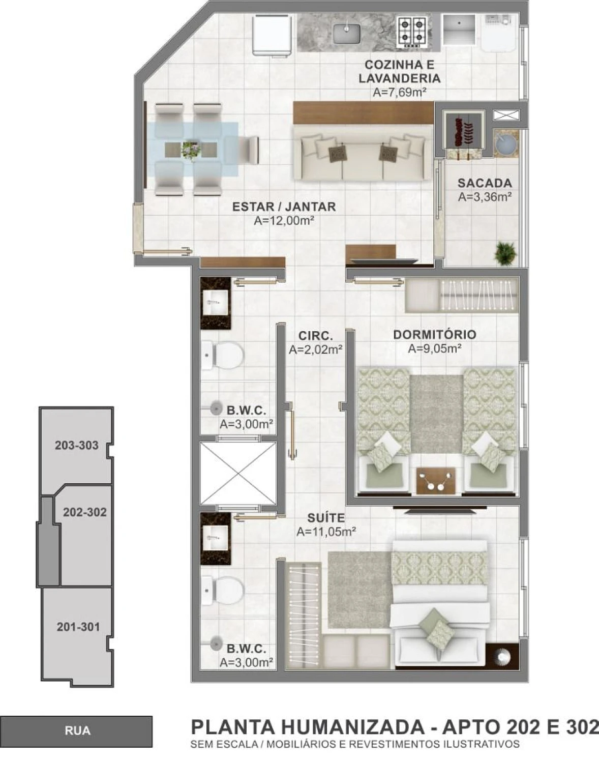 Apartamento em Palmas, Governador Celso Ramos