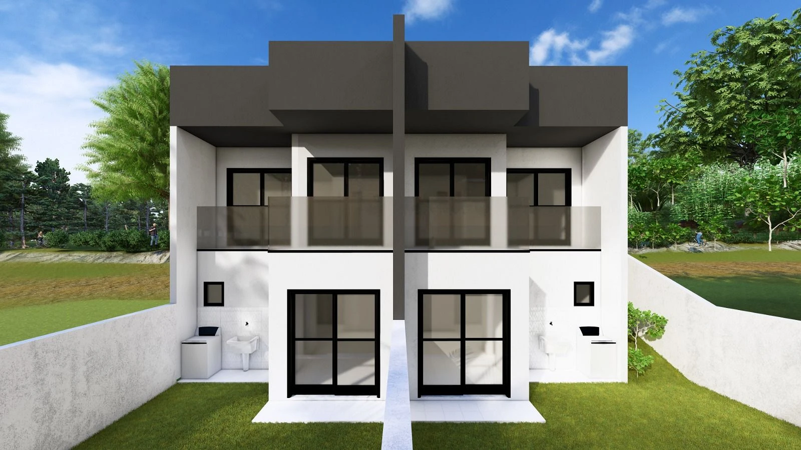 Sobrado geminado em Potecas, São José