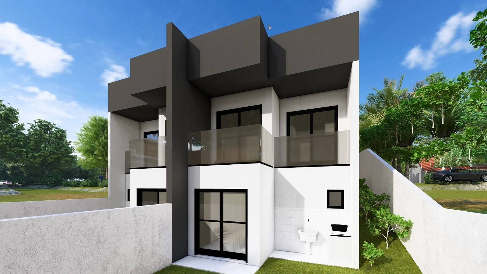 Sobrado geminado em Potecas, São José